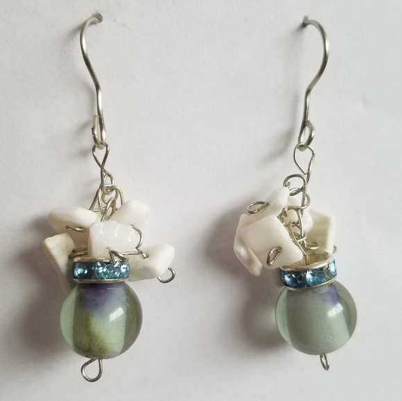 Handmade Unique Shell Earrings! Sharks Teeth Too! - Picture 9 of 11